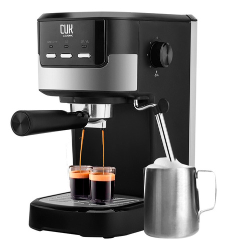 Cafetera Gadnic CME01 Expreso Automática Espumador Acero Inoxidable 950W