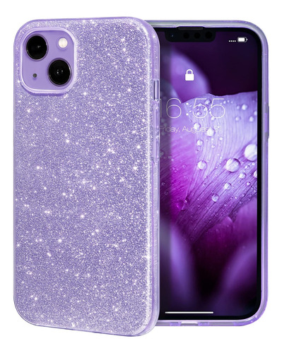 Milprox Compatible Con iPhone 14 Plus (2022), Glitter Shiny