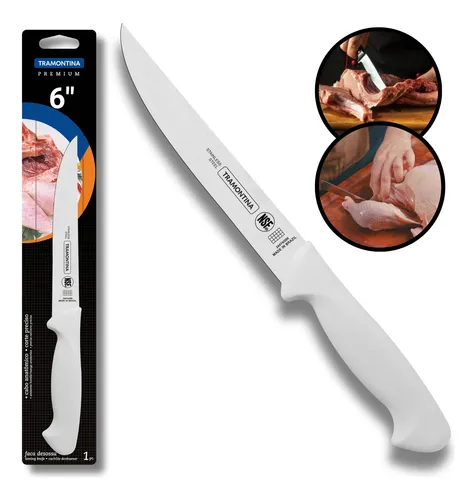 Faca Desossa Filetar 6 Tramontina Frango Peixe Carne Açoug