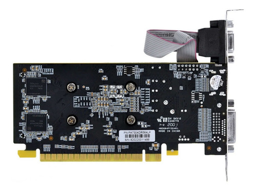 Imagem 3 de 3 de Placa de vídeo Nvidia Pcyes GeForce 700 Series GT 730 PAGT730DR5LP 4GB