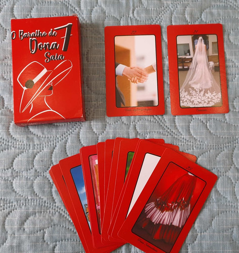 Tarot Baralho Da Dona 7 Saias Vermelho Com 36 Cartas Com Ma