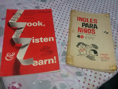 Libro Ingles Antiguo X 2 Unidades