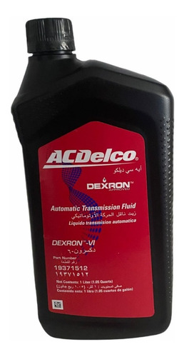 Dexron Atf Vi Liquido Transmisión Automática Acdelco