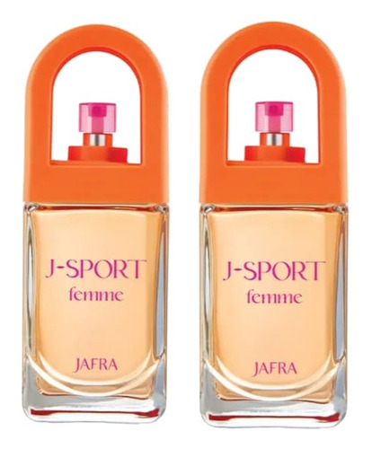 2 Perfumes J-sport Femme 50 Ml Jafra Original 