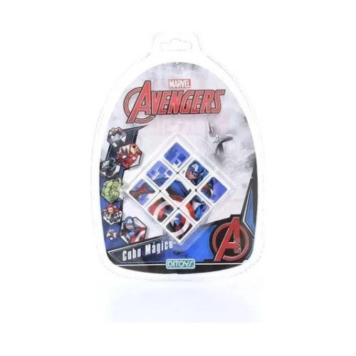 Cubo Mágico Avengers 3x3 Tipo Rubik Ditoys Dia Del Niño/a