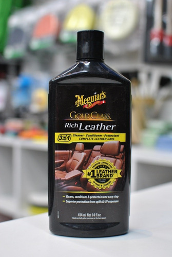 Meguiars Gold Class Rich Leather Cleaner Conditioner Cuero
