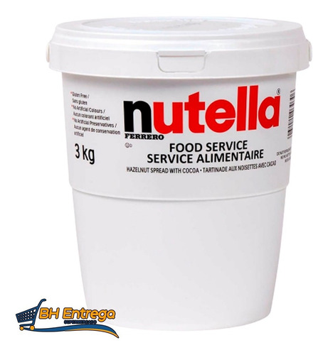 Nutella 3 Kg Balde Gigante Original Promoção Mês De Férias | Parcelamento sem juros Nutella 3 Kg Balde Gigante Original Promoção Mês De Férias | Parcelamento sem juros