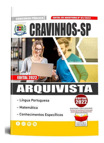 Apostila Cravinhos-sp - Arquivista Atualizada