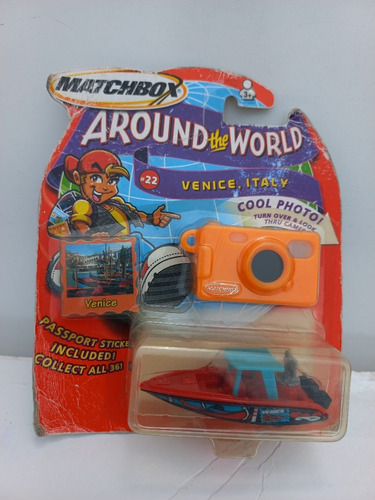 Matchbox Alrededor Del Mundo Venecia Italia Lancha Deportivo