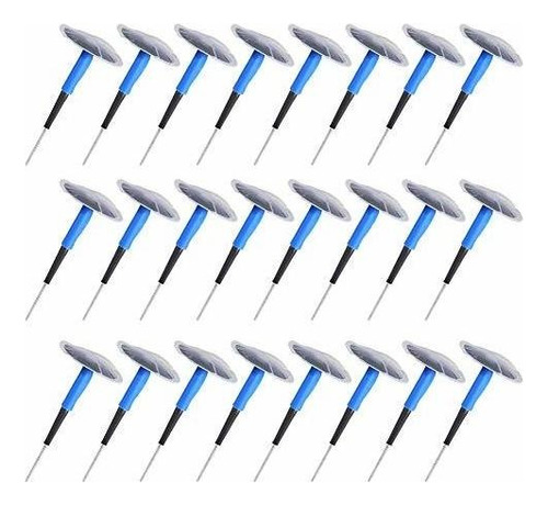 24 Pcs Radial Tyre Puncture Patches Tire Repair Tool Car