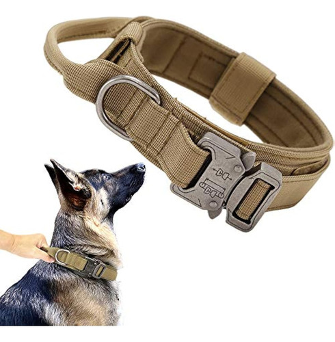 Collar Militar Táctico Para Perro, Ajustable, De