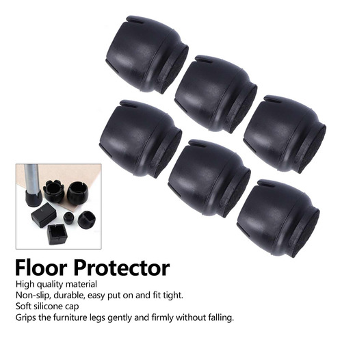 Tapete De Silicona Antideslizante Para Patas De Silla De Mes