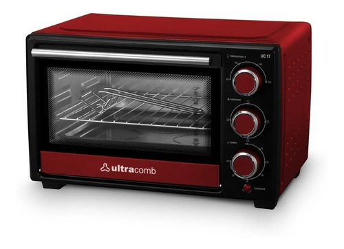 Hornito Horno Eléctrico Ultracomb Uc-17 1280w 17lts Cuotas