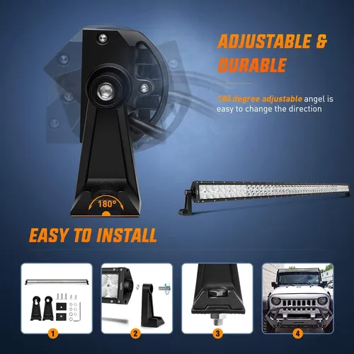 15026c Una Barra De Luz Led 52 Pulgadas 300w Spot Combo...