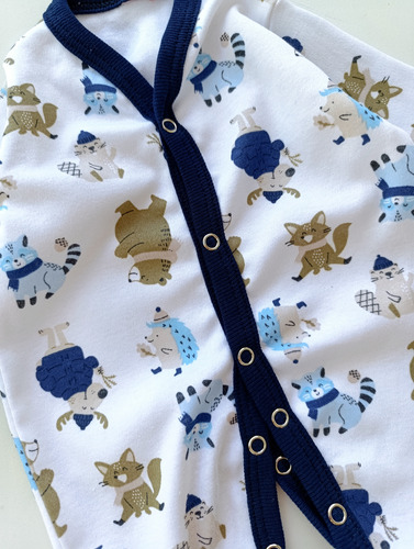 Packx 2 Pijama Enterito Dormilón Bebe Nene Algodon