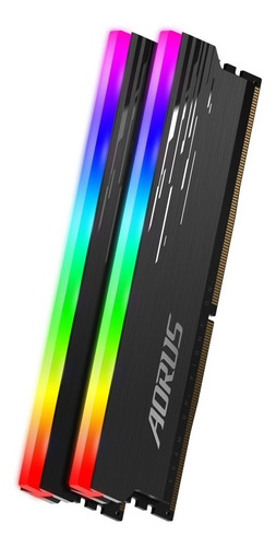 Imagem 2 de 5 de Mem Ddr4 16gb 3333mhz Gigabyte (2x8gb) Aorus Rgb Gp-ars16g33