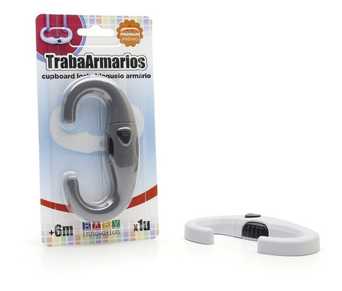 Traba Armarios En Forma De C Para Manijas - Baby Innovation Color Blanco
