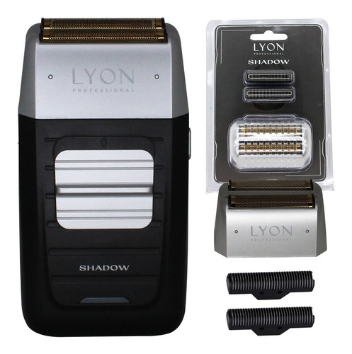 Lyon Shadow Shaver Afeitadora Barberia + Repuesto Cuchillas