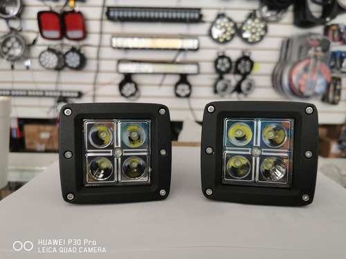 Faros Led 20 Watts Cuadrados Aluminio 