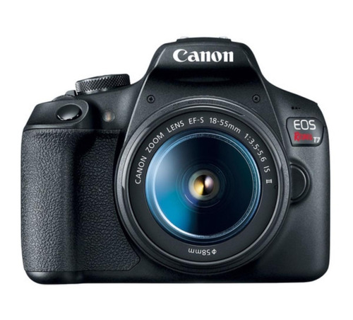Imagen 1 de 6 de  Canon EOS Rebel Kit T7 + lente 18-55mm IS II DSLR color  negro