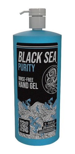 Black Sea Gel Pega Stencil Y Sanitizante 1l Premium