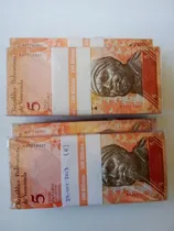 Comprar 100 Billetes Consecutivos De 5 Bsf Octubre 2013