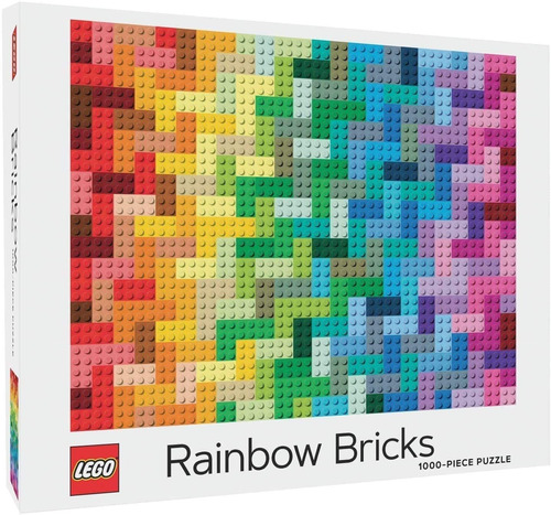 Chronicle Books Lego Rainbow Bricks Puzle De 1000 Piezas