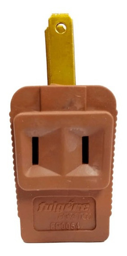 Multicontacto Triple Polarizado Cafe Fp0054 Toolcraft