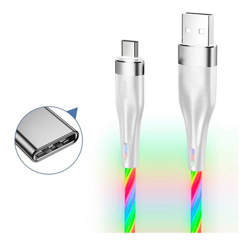 Cable De Datos Joyroom Iluminado 1.2m Micro Usb Ub