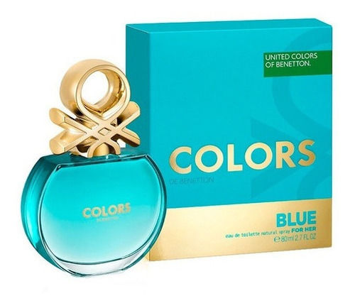 Perfume Importado Mujer Benetton Colors Blue - 80ml  