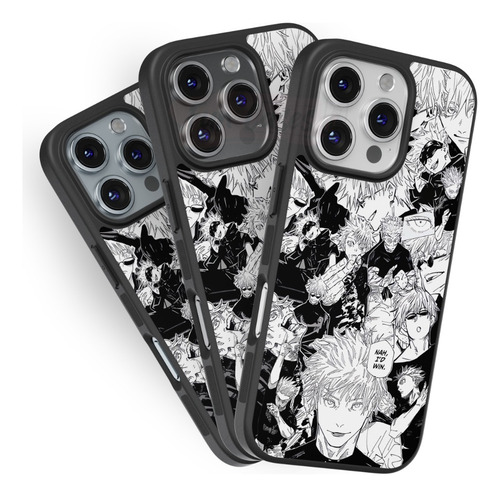 Funda Satoru Gojo Jujutsu Kaisen Manga Collage Anime 7 Negro Xiaomi Redmi Note 13 5g