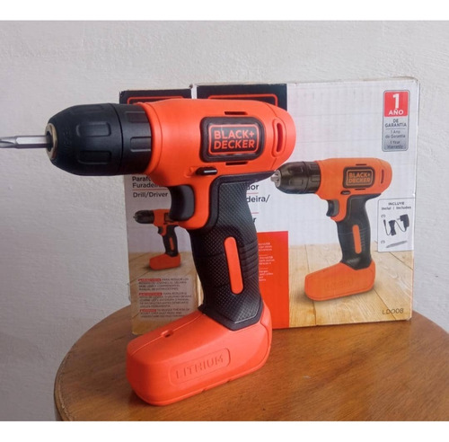 Taladro Atornillador 3/8-puLG 8v I-l Black+decker