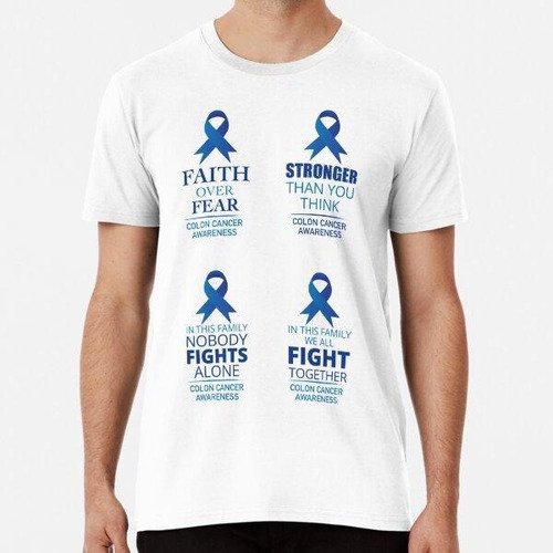 Remera Blue Ribbon Sticker Pack - In March We Wear Blue For 