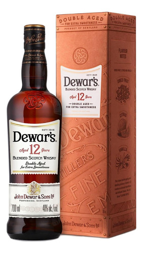 Dewar´s 12 Años Double Aged 1l. Envio Gratis