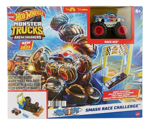 Hot Wheels Monster Trucks Smash Race Challenge