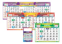 Comprar Pack Plantillas Calendarios Santoral 2025 Imprimible