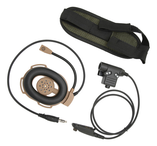 Walkie Talkie Headset Hd01, Casco De Caza Militar Para