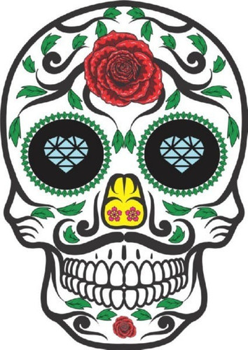 Vector Halloween Día De Muertos Cdr Calaveras Tatuajes V167