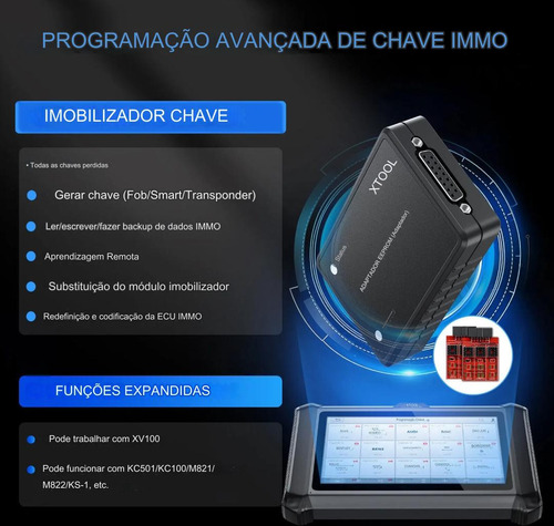 Xtool X100 Pads Can Fd Scanner Automotivo Programação Chave