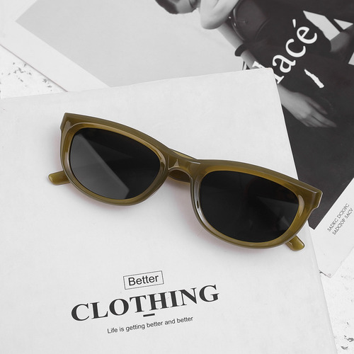 Gafas De Sol Retro Con Montura Ovalada, Gafas De Sol Unisex