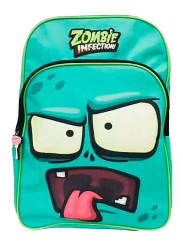 Mochila Escolar Niño Infantil Zombie Infection Estampado New