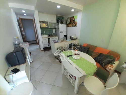 Imagem 6 de 17 de Flat Com 1 Dormitório À Venda, 42 M² Por R$ 280.000,00 - Itaipu - Niterói/rj - Fl0015