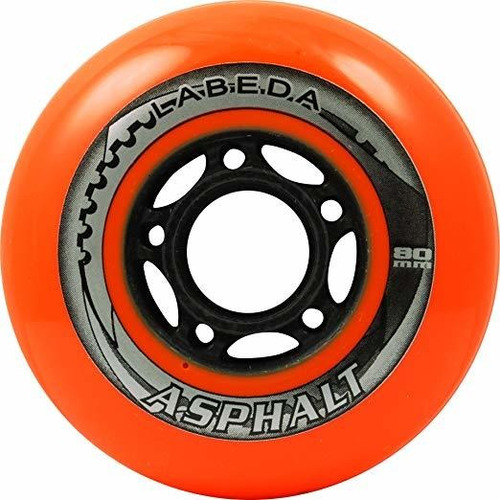 Labeda Asfalto Naranja Patín En Línea Ruedas - 59mm