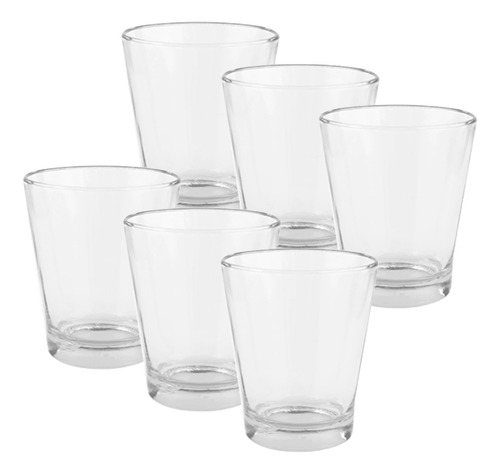 Vaso Vidrio Tallo Corto Modelo Coctel Durax X6