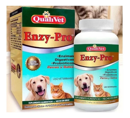 Imagen 1 de 5 de Enzy Pro Vitaminas Perros Gatos Mejora Proceso Digestivo