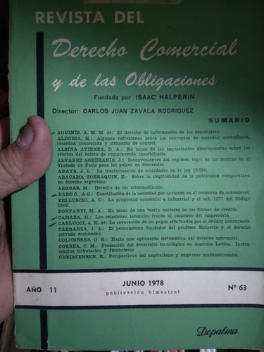 Revista Del Derecho Comercial Y De Las Obligaciones Nº 63