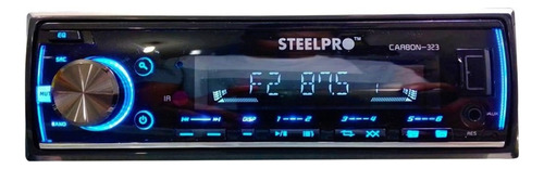 Autoestéreo para auto Steelpro Technologies Carbon 323 con USB y bluetooth