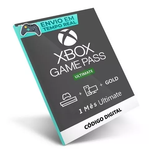 Xbox Game Pass Ultimate 1 Mês - 25 Dígitos - Escorrega o Preço