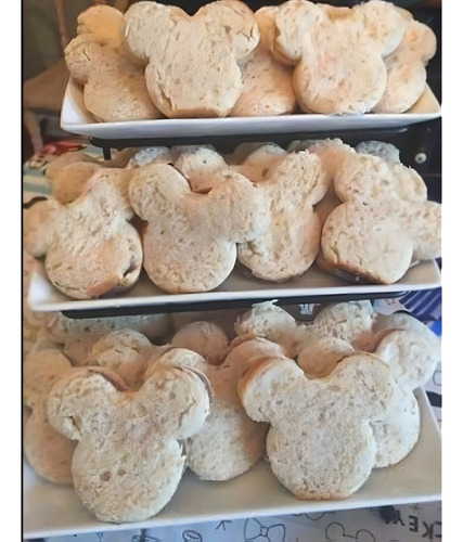Cortador De Galletas De Mickey Mouse De Acero Inoxidable / C