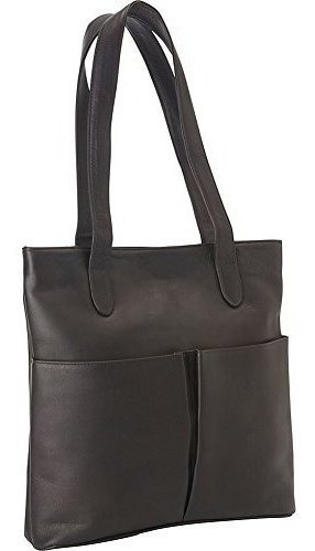 Tote De Cuero Color Café